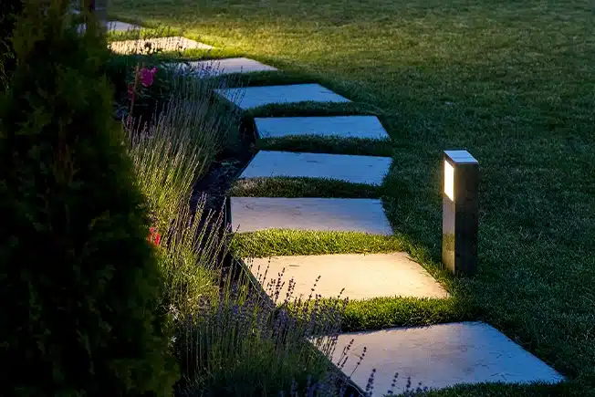 Phase 1 Electric Services landscape lighting installation in Noblesville, IN