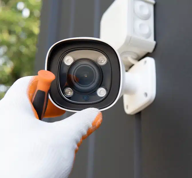 Phase 1 Electric Services' home security camera installation in Noblesville, IN